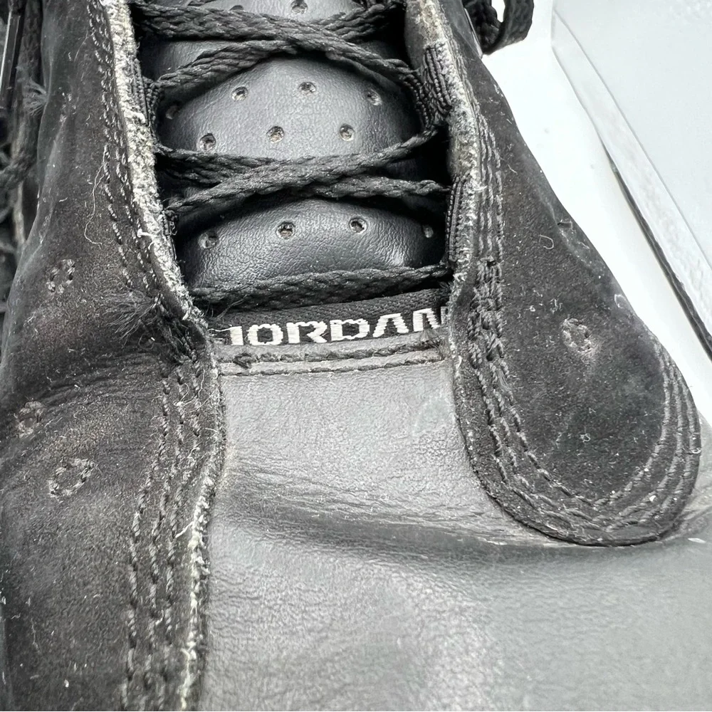 Nike Boys Air Jordan 13 439358-015‎ Black Basketball Shoes Sneakers Size 7Y READ